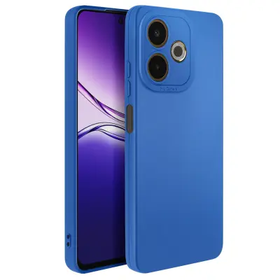 Mehak silikonski ovitek za Oppo A5 Pro z ojačitvijo kamere, Modra