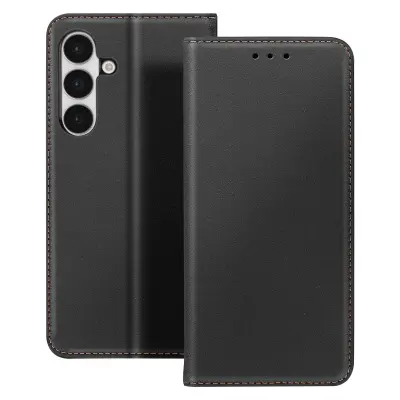 Denarnica etui za Galaxy A16 Premium Design Rože Metulj, Črna