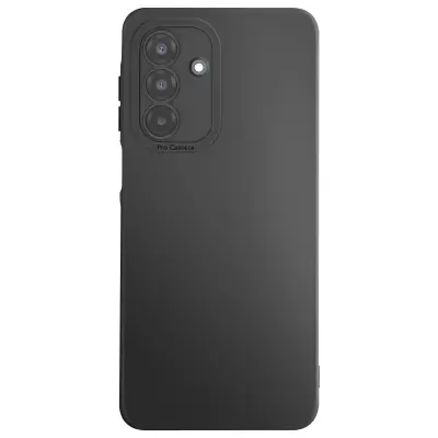 Ovitek za Galaxy A17 iz mehkega silikona z ojačitvijo bloka kamere, Črna