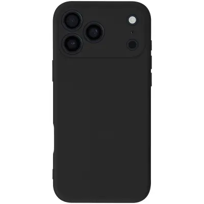 Ovitek za iPhone 17 Pro Max Soft-Touch iz silikona serije Fast Cover, Črna