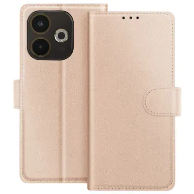 Denarnica za Oppo A5 Pro serije Chesterfield s funkcijo stojala, Šampanjec roza