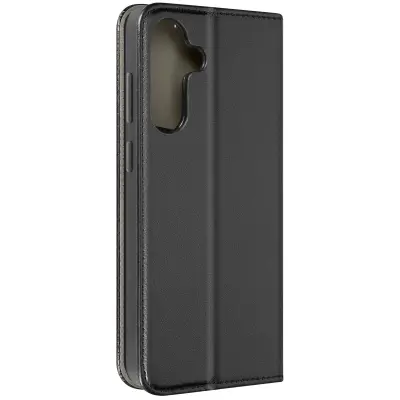 Folio etui za Galaxy S24 z držalom za kartice in funkcijo video stojala, Črna