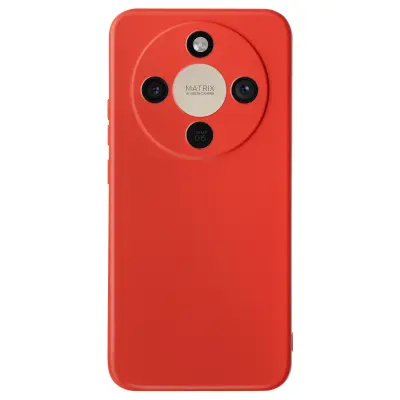 Ohišje za Honor Magic 8 Lite Soft-Touch silikonsko serija Fast Cover, Rdeča