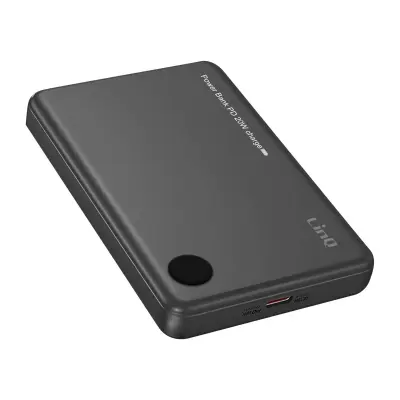 LinQ, Power Bank USB-C Power Delivery 20W 15000mAh, združljiv z MagSafe, Črna