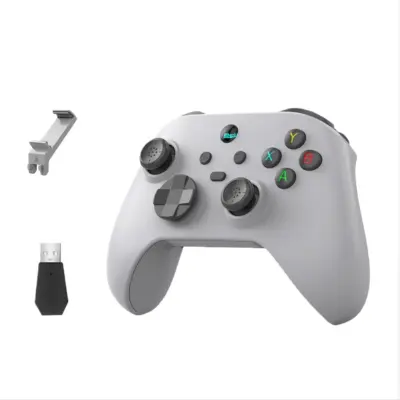 G6 Preklop Bluetooth 5.3 Igralni Krmilnik s Hall Efektnimi Palicami za Več Platform Grey