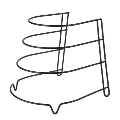 Stojalo za ponve kovina Modern Kitchen 24,5x27x23 črno 1