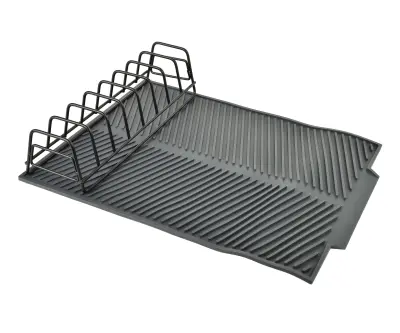 Ociekacz silikonski Stojalo Modern Kitchen 43x33x8 črn 1 kom