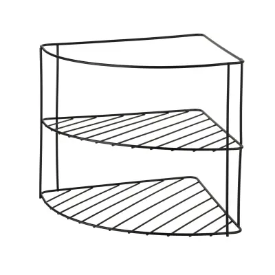 Ploščica za kotiček kovina Modern Kitchen Metal22,5x22,5x21,5 črna 1