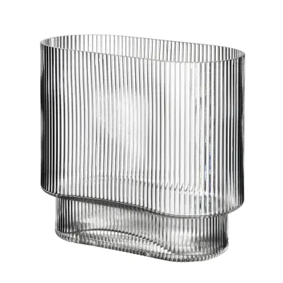 Vaza steklo Serenite 19,5x10x18 cm proda 1