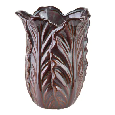 Vaza keramika LETTU 16x16x20 cm vijolična 1 kos