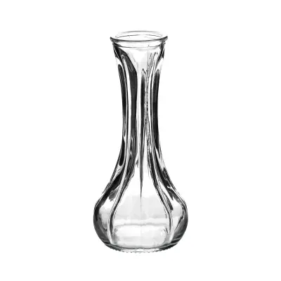 Vaza steklo Serenite 4x6x16 cm prozorna 1 kos