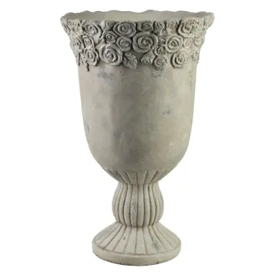 Vaza gips Sidi Wazon 31x31x49 siva 1 kos