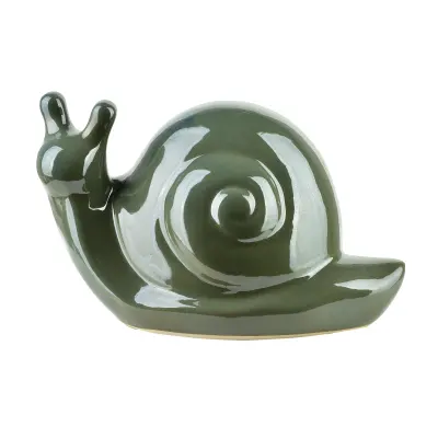 Mave Green Keramična Figura Polža 25X14,5X15Cm