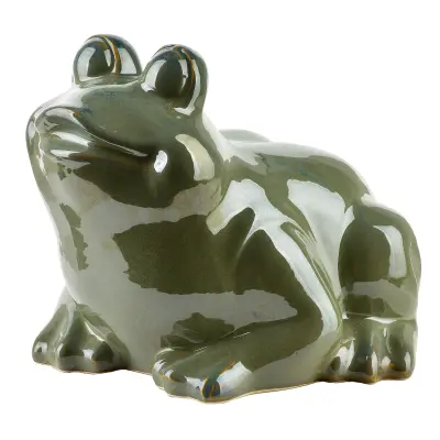 Mave Green Keramična Figura Žabe 27X26X20,5Cm