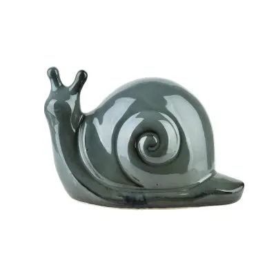 Mave Blue Keramična Figura Polža 19X11X11Cm