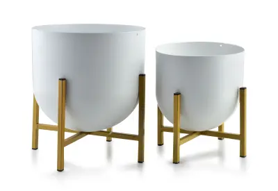 Swen White&Amp;Gold Komplet 2 Ohišij24Xh26Cm/18,5Xh21Cm