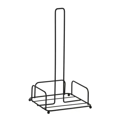 Stojalo za papirnate brisače kovina MODERN KITCHEN 15,5x15,5x31 črna 1 kos