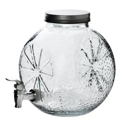 Stekleni kozarec z pipico Steklo MODERN KITCHEN 5L prozoren 1 kos