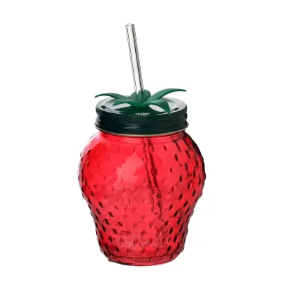 Kozarec steklo Modern Kitchen Truskavka 6,5x9,5x12,5 rdeč 1 kos