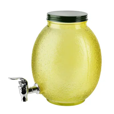 Stekleni vrč z pipico Steklo MODERN KITCHEN 4L Rumena 1 kos