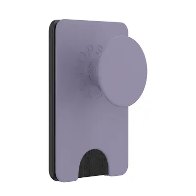 PopSockets, PopWallet MagSafe nosilec za pametni telefon z vgrajenim držalom za kartice, Vijolična