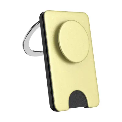 PopSockets, Držalo MagSafe za pametni telefon Izdaja PopWallet Premium, Zlata