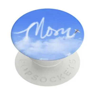 PopSockets, Pop Grip za pametne telefone Standardno oblikovanje Nuage Mom, Bela / Modra