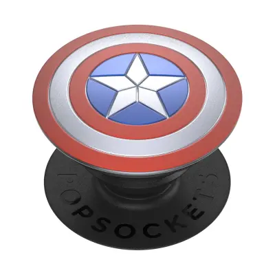 PopSockets, PopGrip za univerzalni pametni telefon Captain America model, Večbarvno