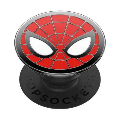 PopSockets, PopGrip za univerzalni pametni telefon Spiderman model, Rdeča