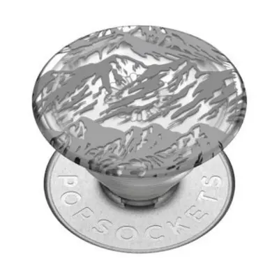 PopSockets, Pop Grip za pametne telefone Standardna zasnova Rastlinske gore, Siva