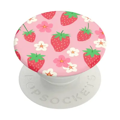 PopSockets, PopGrip za univerzalni pametni telefon Berry Bloom, Roza