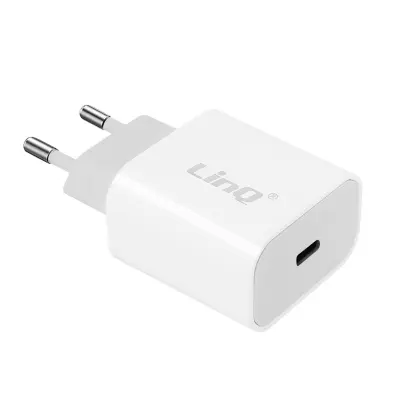 LinQ, Omrežni polnilec USB-C Power Delivery 20W, Bela