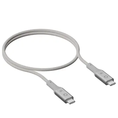 LinQ, USB4 USB-C na USB-C kabel 1m, serija Procable, ultra hiter prenos, Svetlo siva