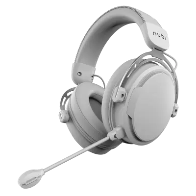 Slušalke Gaming Nubi NH1 Pro Wireless, Bele