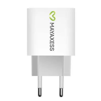 Mayaxess, Hitri polnilnik za iPhone 17 USB-C 20W, Bela