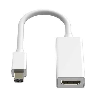 LinQ, Video kabel Moški Mini DisplayPort z ženskim HDMI,, Bela