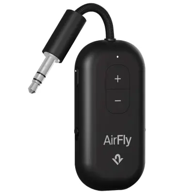 Twelve south, Avdio oddajnik Bluetooth AirFly Pro 2 z Jack 3.5mm, avtonomija 25h, Črna