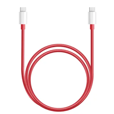 Oneplus, Uradni kabel SuperVOOC 10A 1m za hitro polnjenje USB z USB-C, Rdeča