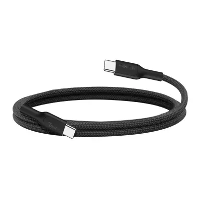 Belkin, USB-C na USB-C kabel 240W 1m, ultra hitro polnjenje, ojačan, Črna