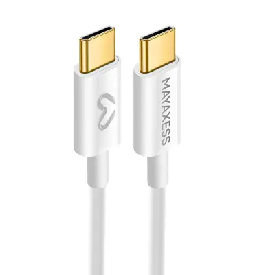 Mayaxess, Polnilni kabel USB-C na USB-C za iPhone 17 Pro 1m, Bela