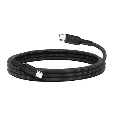 Belkin, USB-C na USB-C kabel 240W 2m hitro polnjenje ojačan, Črna