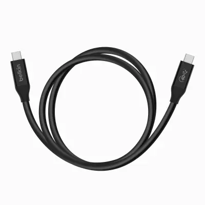 Belkin, USB kabel C Dostava električne energije 100W 0,8m, Črna
