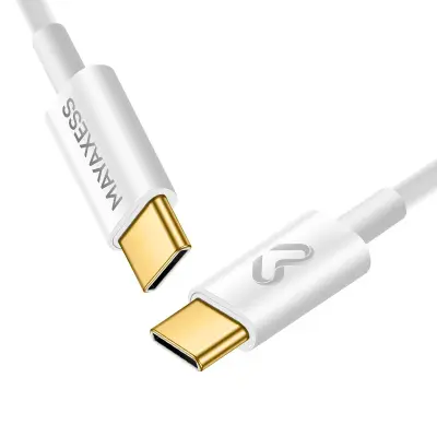 Mayaxess, Polnilni kabel za Samsung Galaxy S25 USB-C 1m, Bela