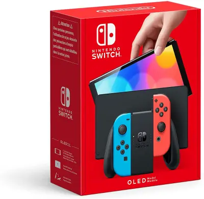 Odprta emb - NINTENDO SWITCH Oled Model Neon Red & Blue igralna konzola