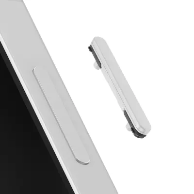 Samsung, Nadomestni gumb za glasnost Galaxy S25 Ultra Original Service Pack, Srebrna