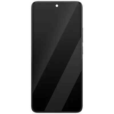 Xiaomi, Originalni celoten LCD zaslon za Xiaomi 15 z ohišjem in steklom na dotik, Črna