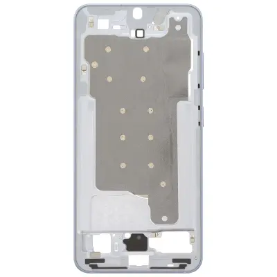 Samsung, Sredinsko ohišje za Galaxy S25, originalni vzdržljiv nadomestni del, Svetlo modra