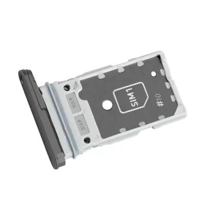 Samsung, Predal za dve nano SIM kartici za Galaxy S23 in S23 Plus Originalni del, Srebrna