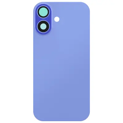 Nadomestni pokrov baterije za iPhone 16 z vgrajenim lepilom, Svetlo modra
