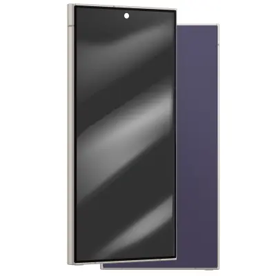 Samsung, Popoln AMOLED zaslon za Galaxy S24 Ultra Service Pack z ohišjem, Vijolična